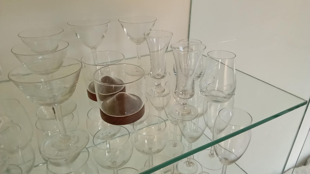 Aretica Whiskey glas - Houten onderzetter - 250 ml - Customer Photo From Rob Vreeswijk