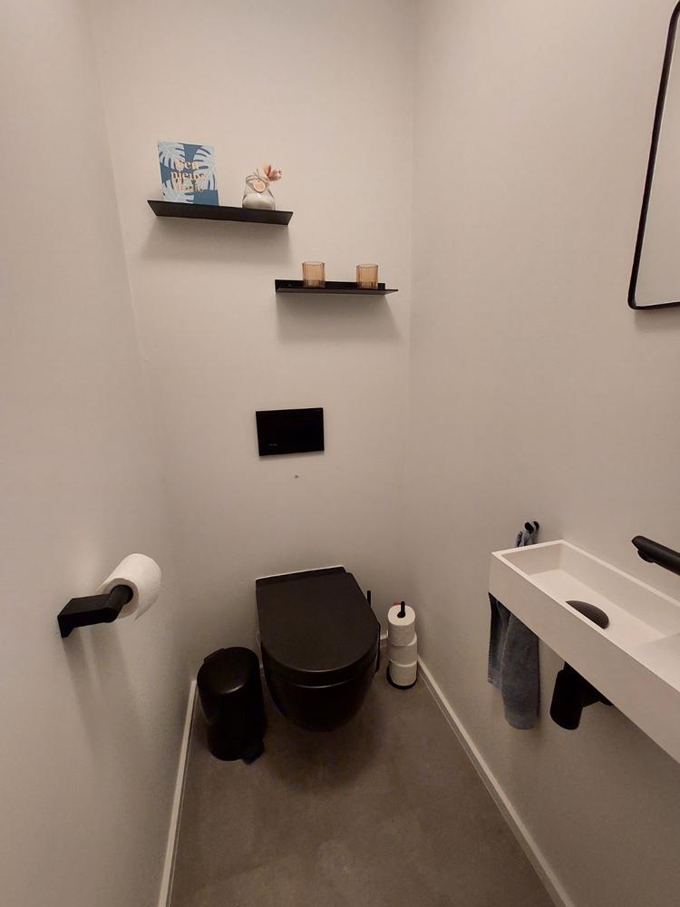 QUVIO Wandplank - Metaal - 12 x 40 x 4 cm - Customer Photo From Lies Demuynck