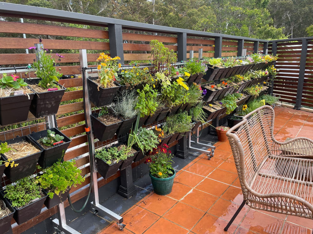 Wallgarden Multi Hang 20 Pot Vertical Garden Wall Kit - Customer Photo From Martin West