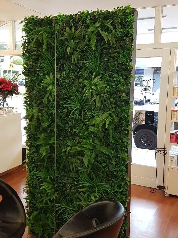 Artificial Green Tropics Vertical Garden 1m x 1m Plant Wall Panel UV Stabilised - Customer Photo From Chris G.