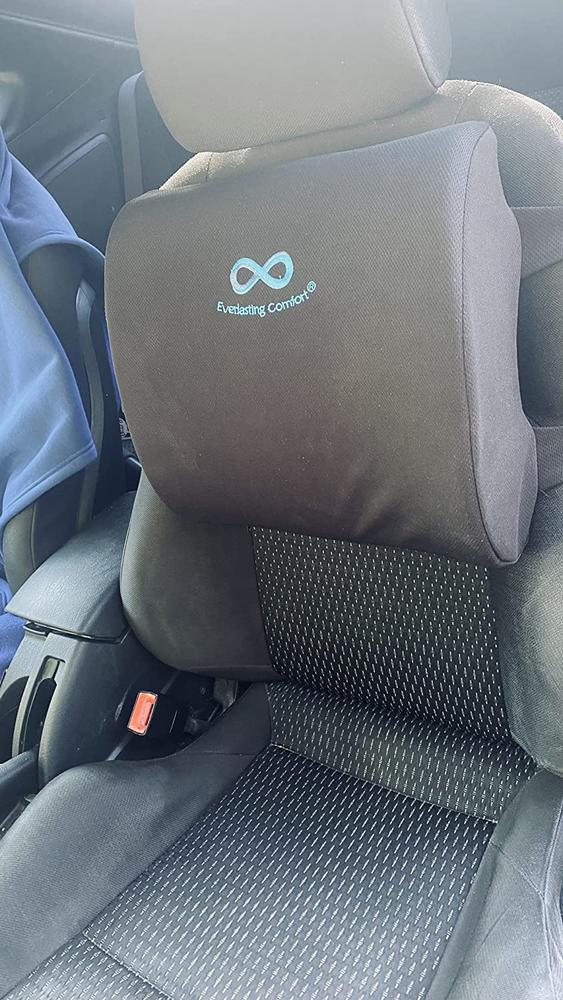 Gel Infused Memory Foam Lumbar Support Back Cushion - Customer Photo From Courtney A Elizondo