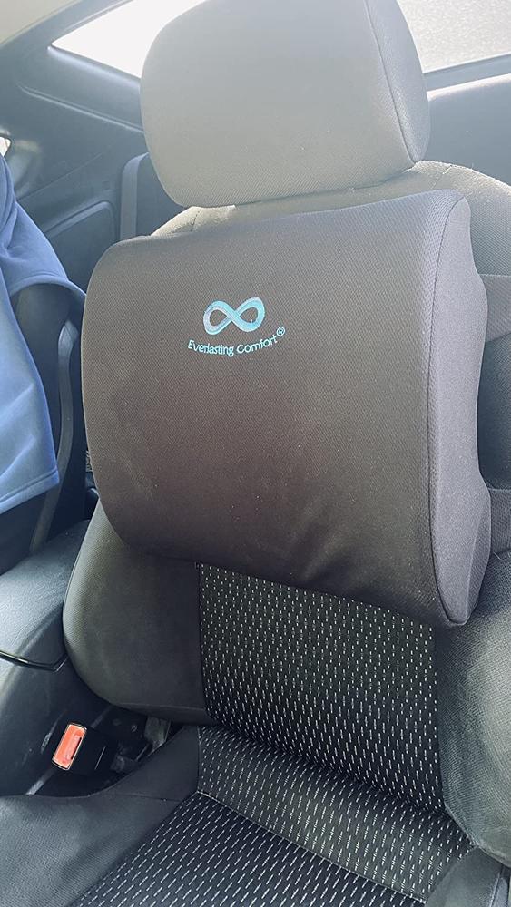 Gel Infused Memory Foam Lumbar Support Back Cushion - Customer Photo From Courtney A Elizondo