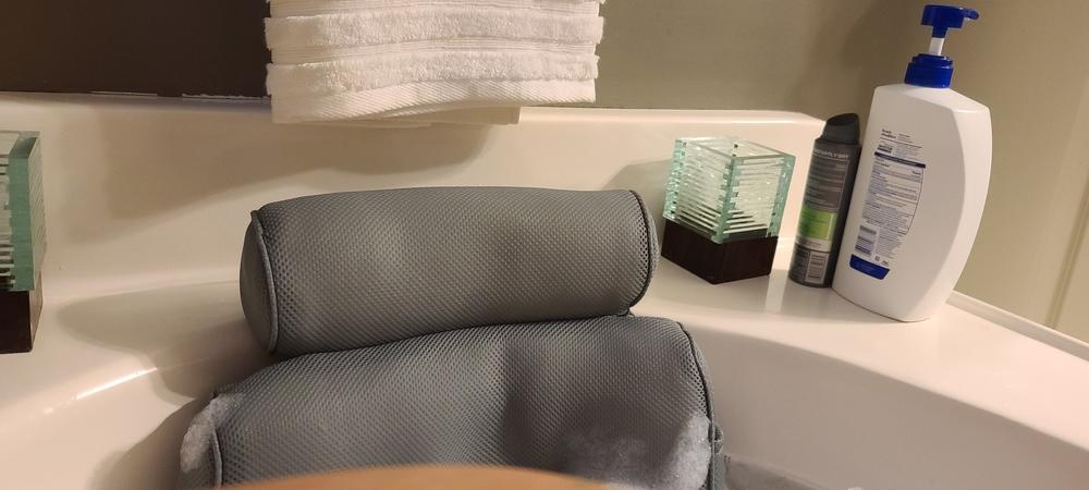 Bathtub Bath Pillow - Customer Photo From G. Dolan
