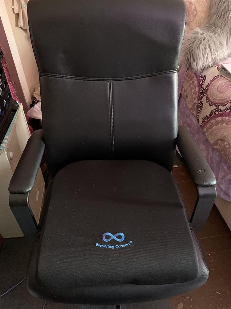 Gel Infused Memory Foam Office Chair Cushion - Customer Photo From michael allen