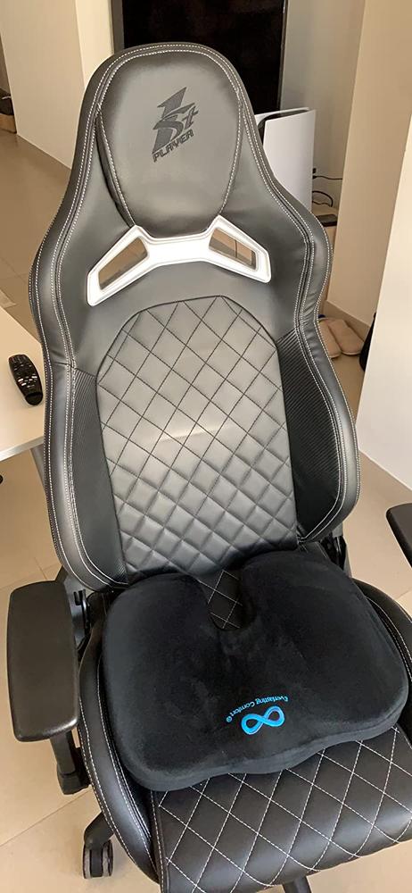 Memory Foam Coccyx Seat Cushion for Office Chair - Customer Photo From c. walker