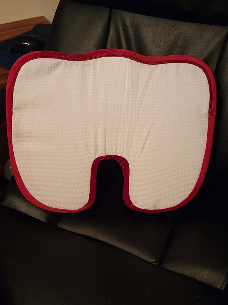 Memory Foam Coccyx Seat Cushion for Office Chair - Customer Photo From Diane Ake