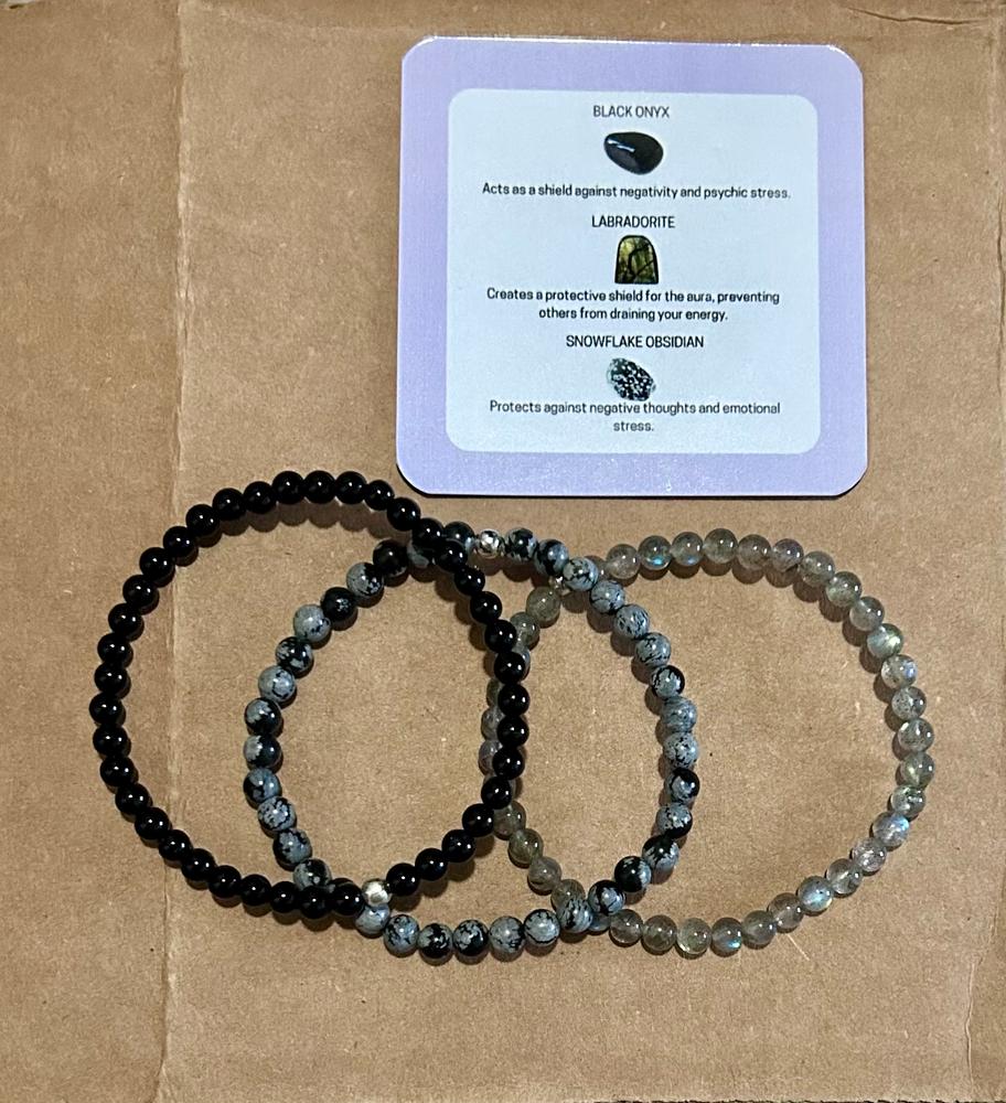 Energy Reset Bundle | Crystal Bracelets | Selenite Charging Stand - Customer Photo From Kat E.