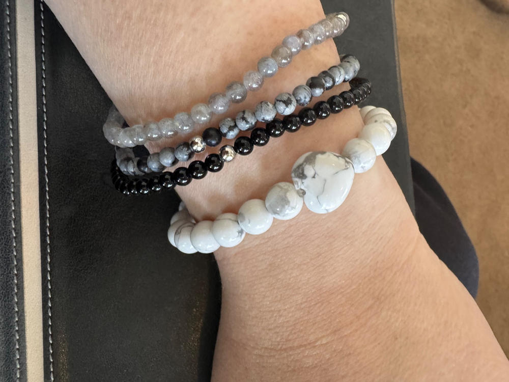 Selenite Charging Plate | Charge Your Crystal Bracelets - Customer Photo From Amy Newton