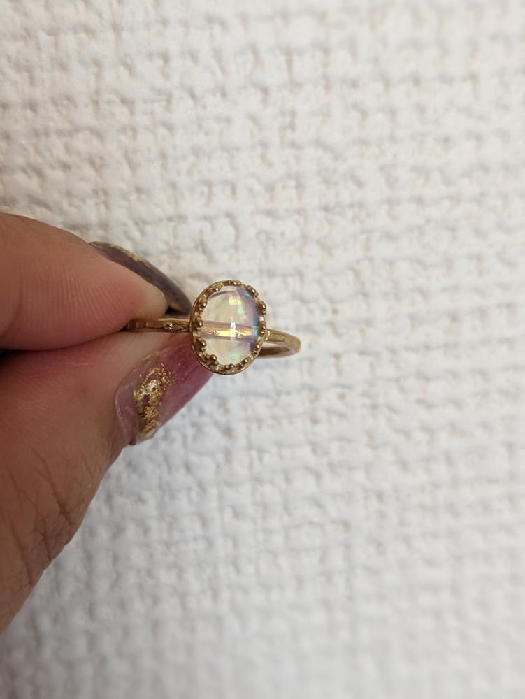 【Video/10月誕生石】オパール　オーバルリング【Opal/Oval ring】 - Customer Photo From Anonymous