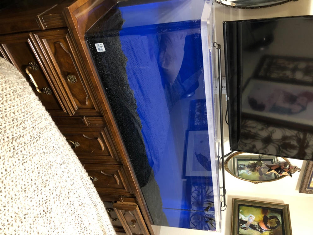 Clear For Life Rectangle UniQuarium 3-in-1 Acrylic Aquarium - 100-300 Gallons - Customer Photo From Stephanie Bollinger