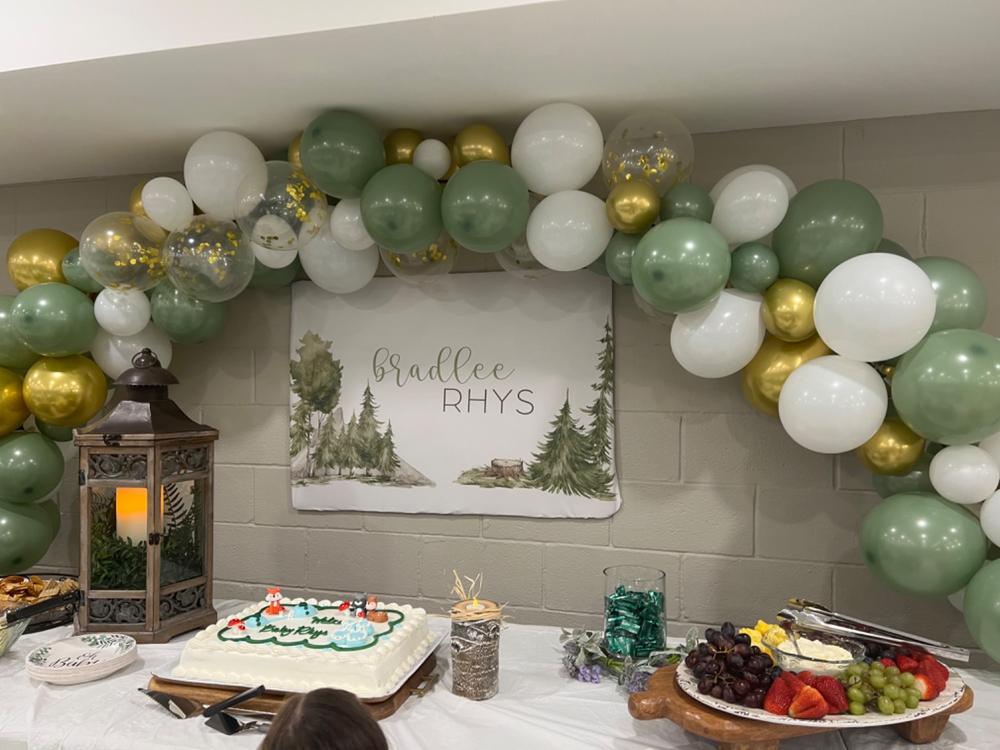 Painted Forest Personalized Crib Sheet - Customer Photo From Anonymous