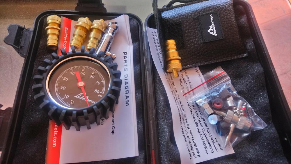 Pro Tire Deflator Kit & Gauge - Customer Photo From rory beatty