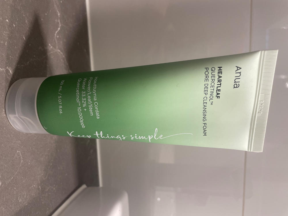 Heartleaf Quercetinol Pore Deep Cleansing Foam - Customer Photo From Emma Joyce