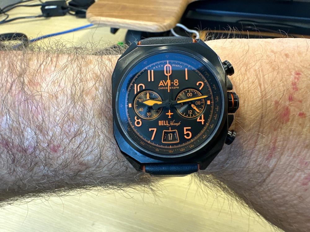 Aviation Blue | Bell X-1 Machbuster Chronograph – AVI-8 Timepieces