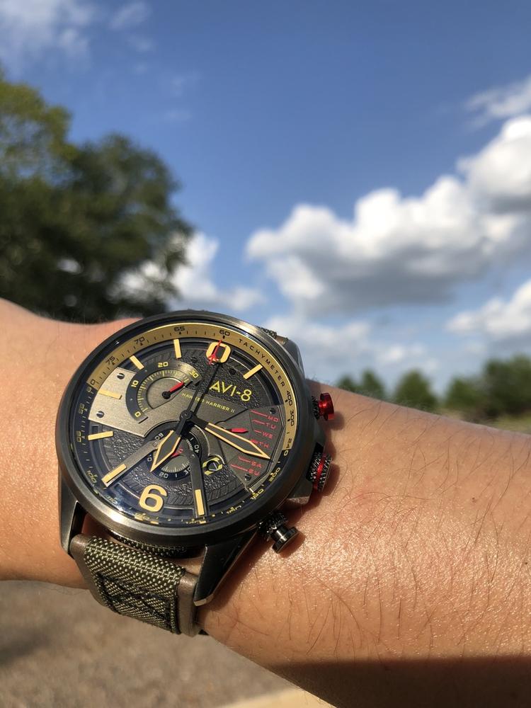 Retrograde Chrono - AV-4056-03 - Customer Photo From Michael M.