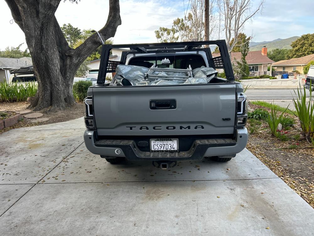Cali Raised Overland Bed Rack For Tacoma (2005-2023) - Customer Photo From Noah Duncan