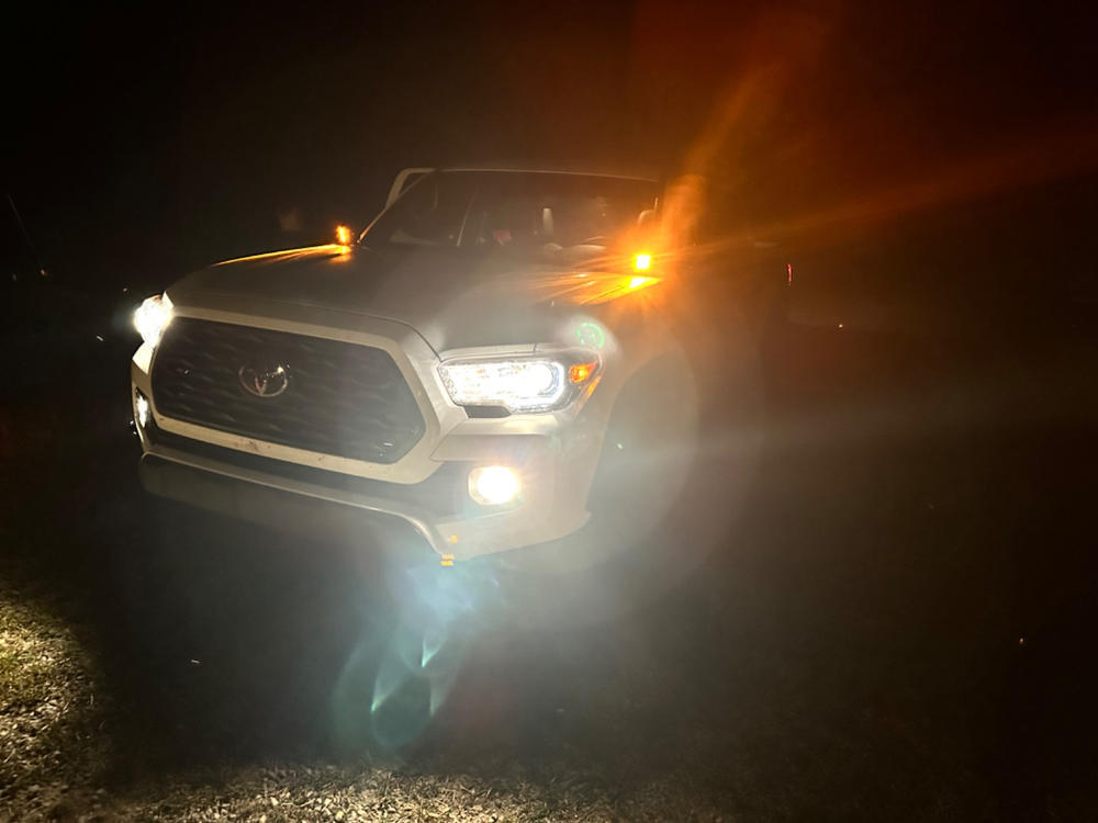 Cali Raised Low Profile Ditch Light Kit For Tacoma (2016-2023) - Customer Photo From Zac H.