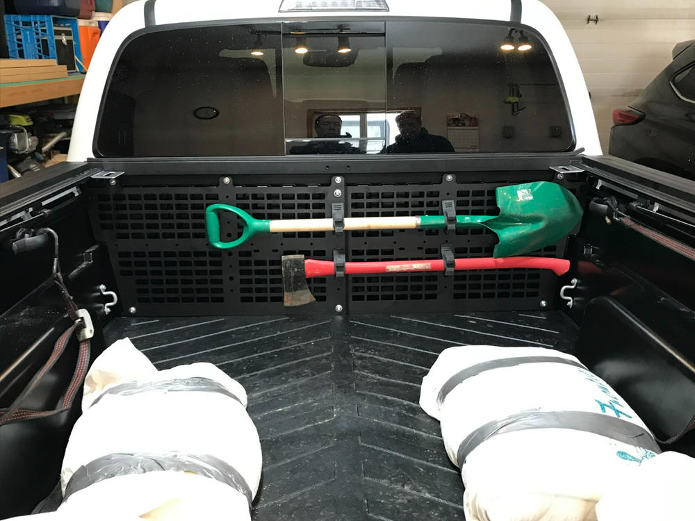 Cali Raised Front Bed Tacoma Molle System (2005-2022) - Customer Photo From K H.