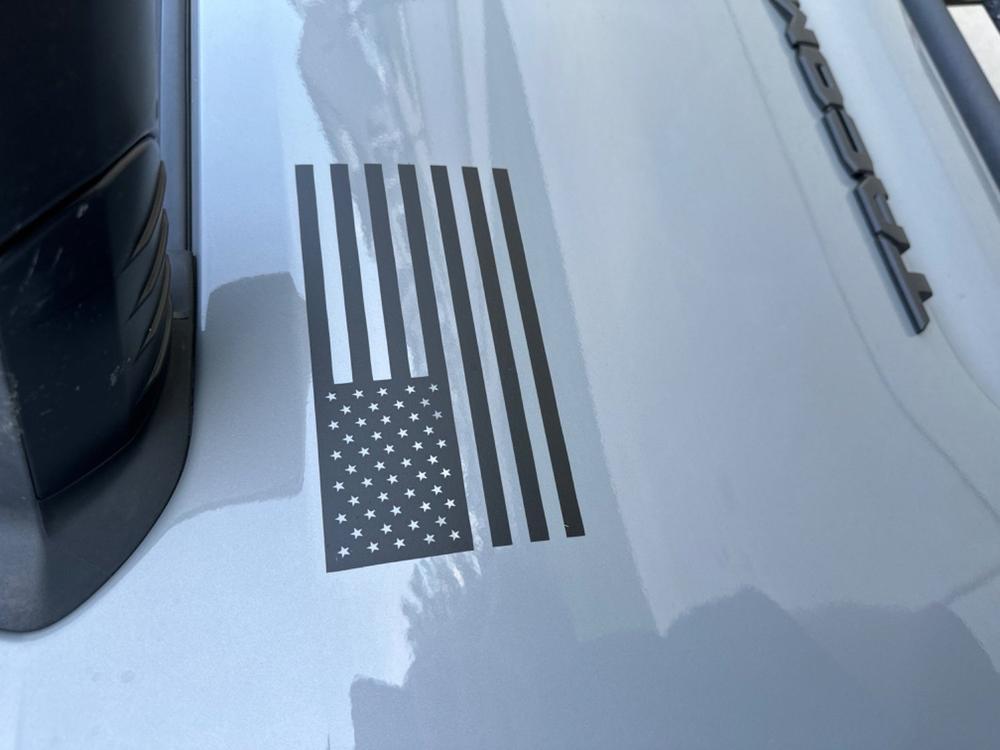 American Flag Decals - Customer Photo From Nicholas C.