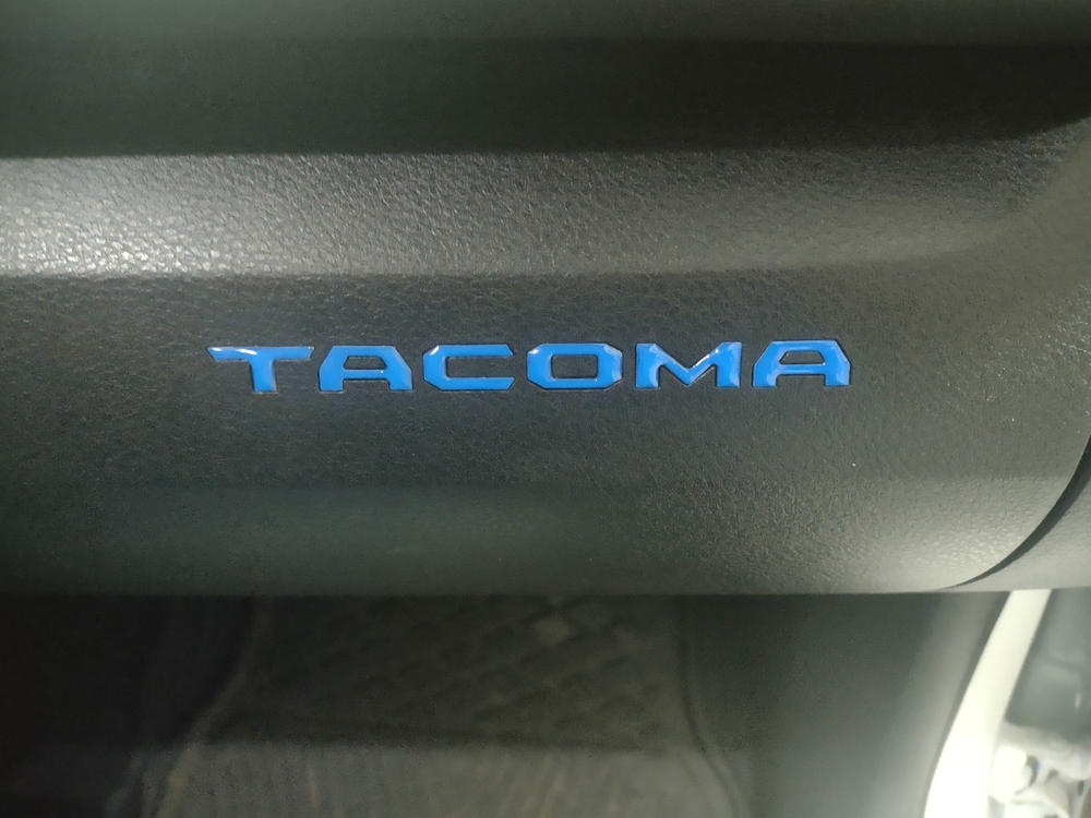 Tufskinz Glove Box Letter Inserts For Tacoma (2016-2023) - Customer Photo From Marc S.