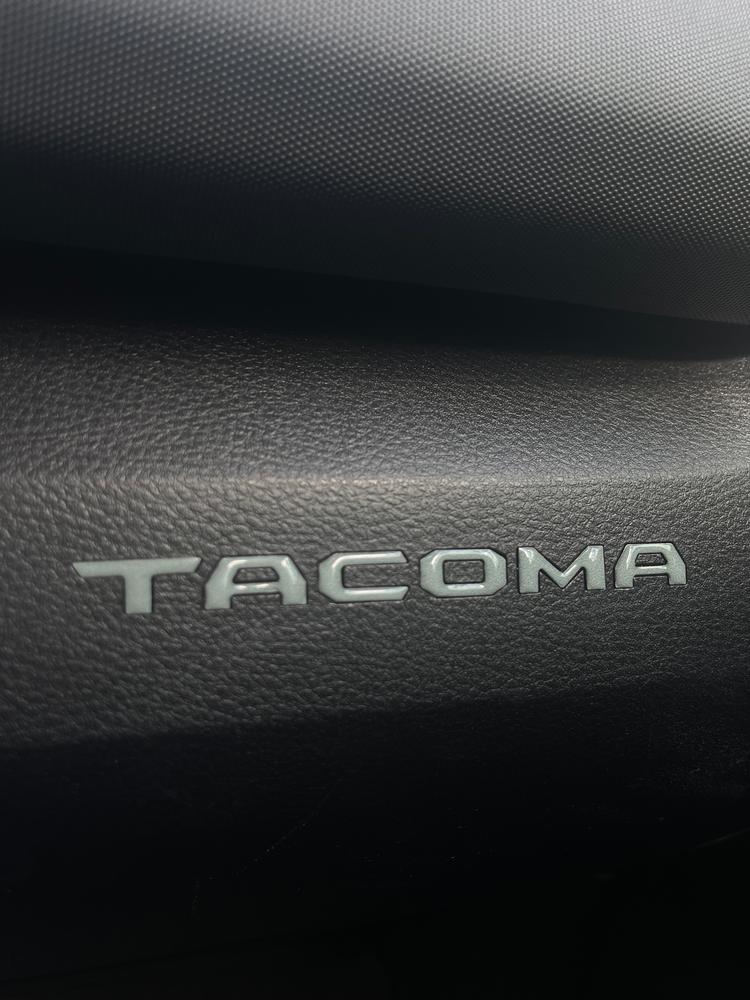 Tufskinz Glove Box Letter Inserts For Tacoma (2016-2023) - Customer Photo From Carroll