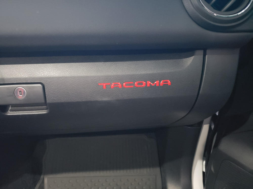 Tufskinz Glove Box Letter Inserts For Tacoma (2016-2023) - Customer Photo From Mike O.