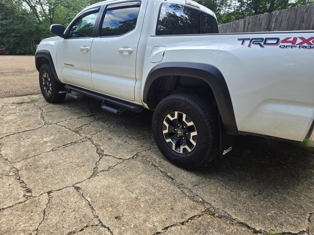 Tufskinz Front/Rear Mud Flaps For Tacoma (2016-2023) - Customer Photo From David Geer