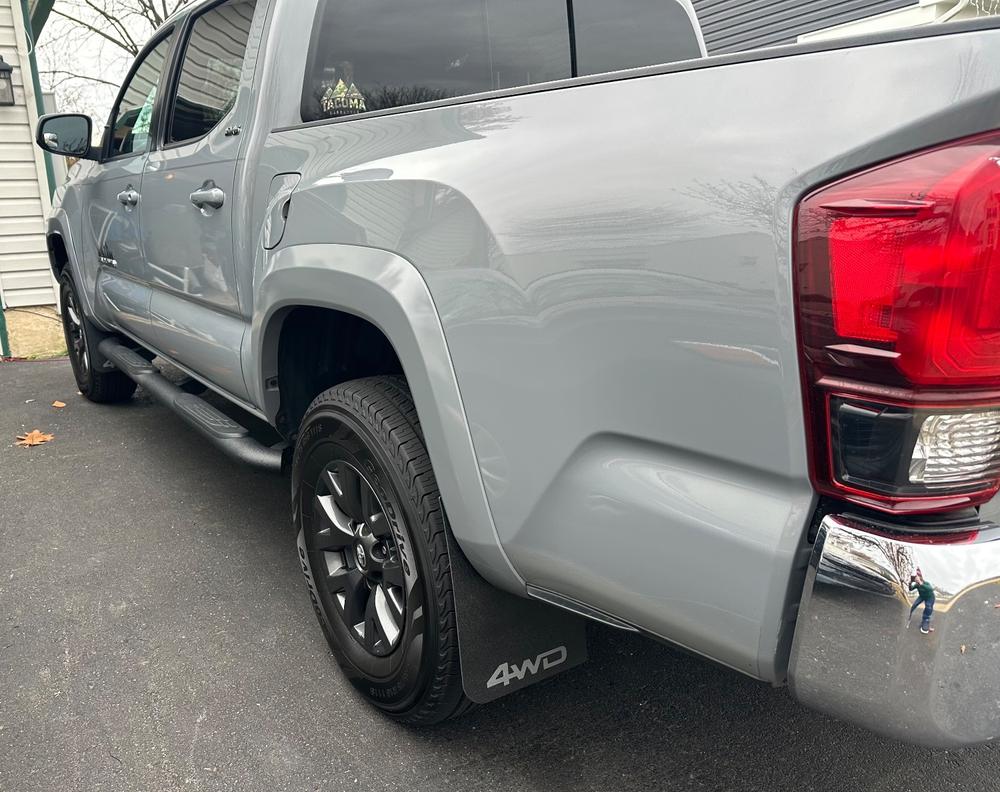 Tufskinz Front/Rear Mud Flaps For Tacoma (2016-2023) - Customer Photo From Mike Lisa