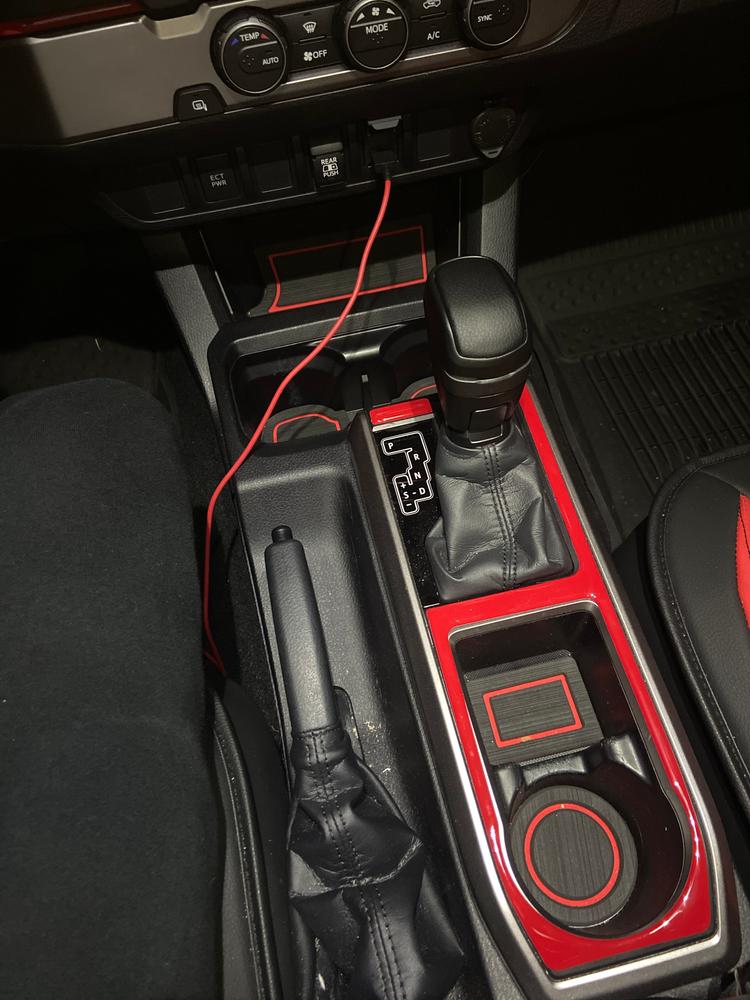 Interior Tacoma Cup Holder Inserts (2016-2022) - Customer Photo From Austin Smoak
