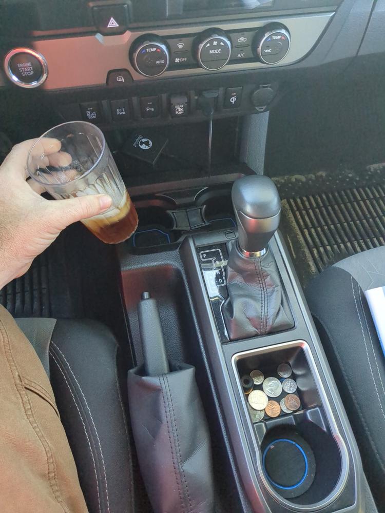 Interior Cup Holder Inserts For Tacoma (2016-2023) - Customer Photo From Judah L.