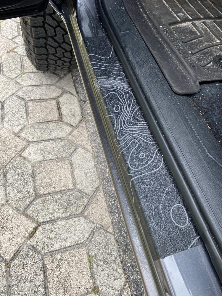 Tufskinz Front & Rear Door Sills For Tacoma (2005-2023) - Customer Photo From Kyler