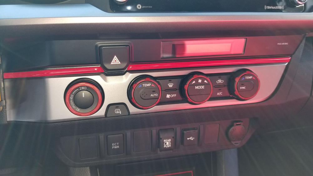 Tufskinz Climate Control Accent Strip (2016-2021) - Customer Photo From David Peterson