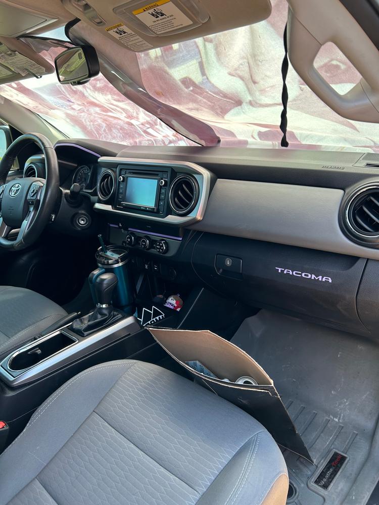 Tufskinz Climate Control Accent Strip For Tacoma (2016-2023) - Customer Photo From Nicole