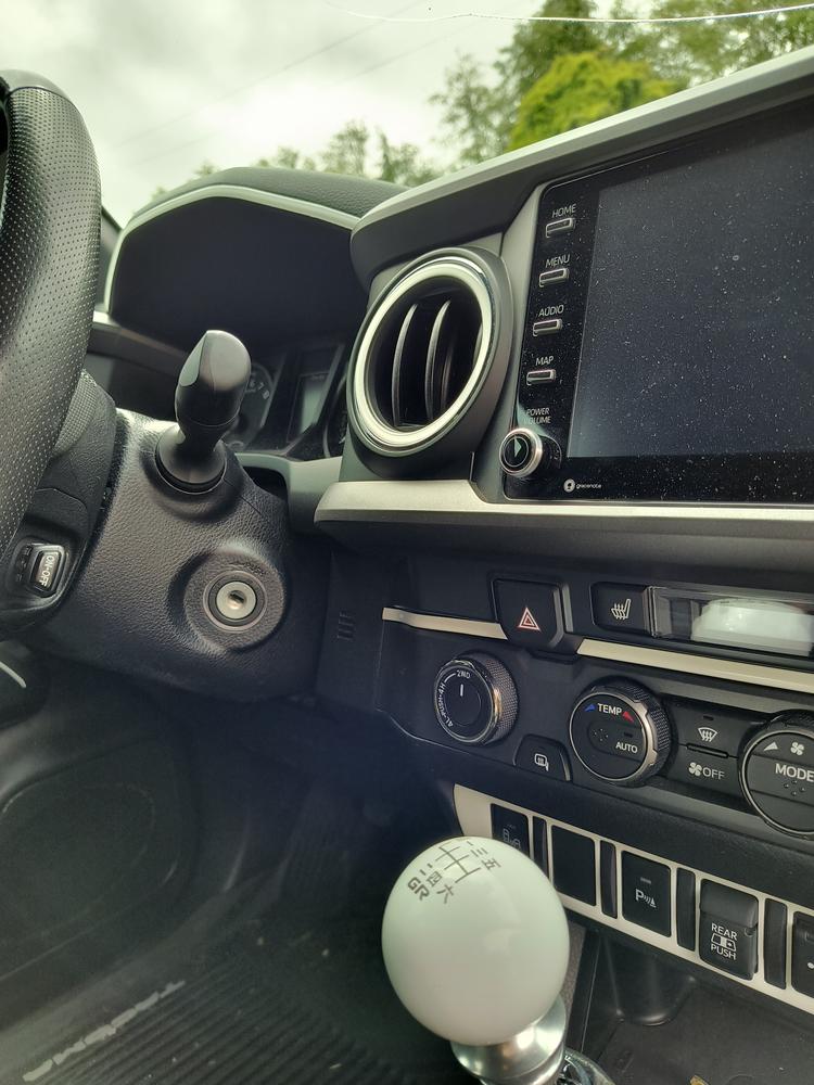 Tufskinz Center Dash Switch Panel For Tacoma (2016-2023) - Customer Photo From Bryan haas