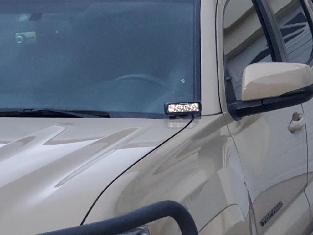 Cali Raised Low Profile Tacoma Ditch Light Brackets (2005-2022) - Customer Photo From Jeff N.