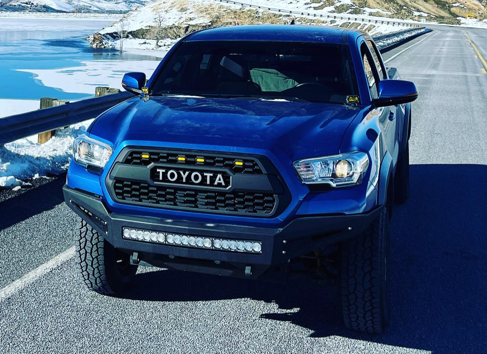 Cali Raised Low Profile Tacoma Ditch Light Brackets (2005-2022) - Customer Photo From Justin D.