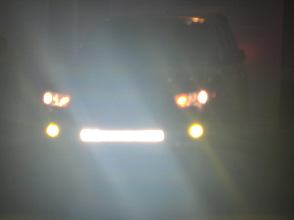 Cali Raised Lower Bumper Hidden LED Light Bar Kit For Tacoma (2016-2023) - Customer Photo From Brett Bunting
