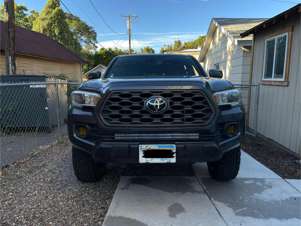 Cali Raised Lower Bumper Hidden LED Light Bar Kit For Tacoma (2016-2023) - Customer Photo From Kevin Mangel