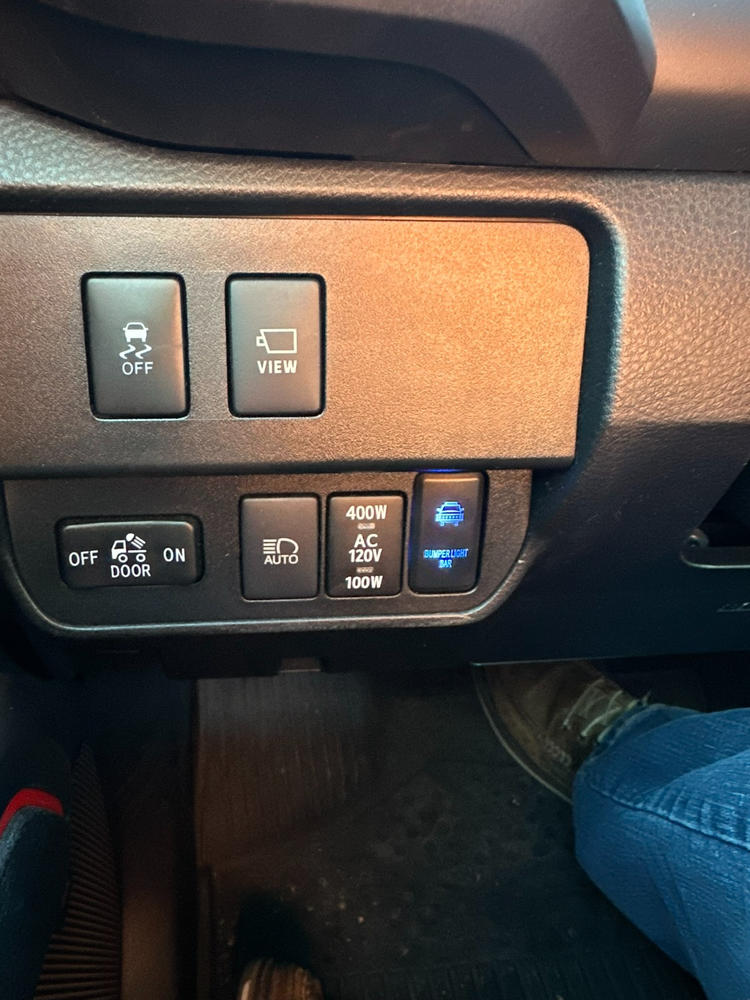 Cali Raised Lower Bumper Hidden LED Light Bar Kit For Tacoma (2016-2023) - Customer Photo From Ryan Sammons