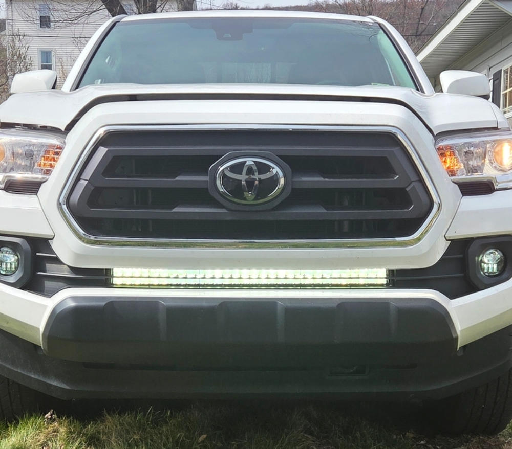 Cali Raised Lower Bumper Hidden LED Light Bar Kit For Tacoma (2016-2023) - Customer Photo From Daniel Hooper