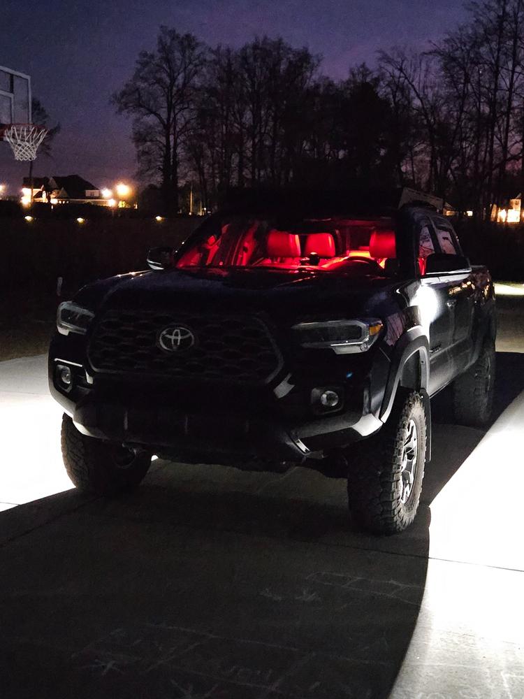 Meso Customs Ultimate Interior V2 Lighting Kit For Tacoma (2016-2023) - Customer Photo From Alex Lancaster