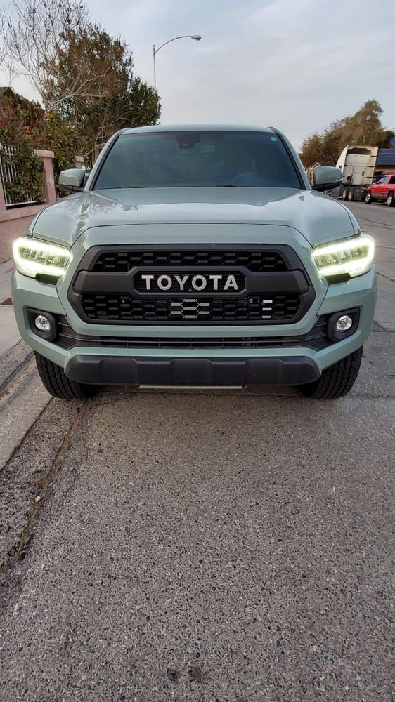 Taco Vinyl Pro Grille Gradient Grille Decals - Customer Photo From Nick C.