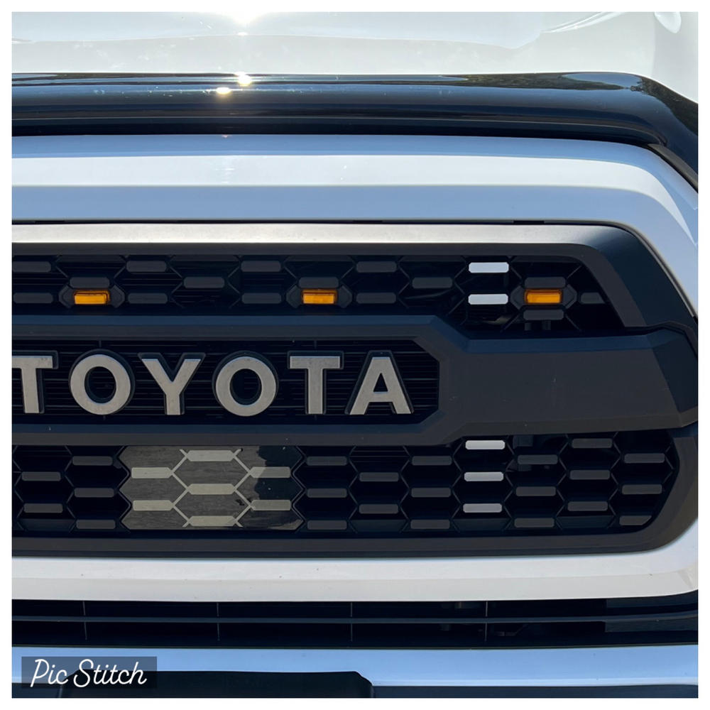 Taco Vinyl Pro Grille Gradient Grille Decals - Customer Photo From James W.