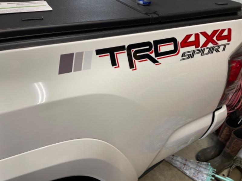Taco Vinyl Rear Classic Decals - Customer Photo From Timothy C.