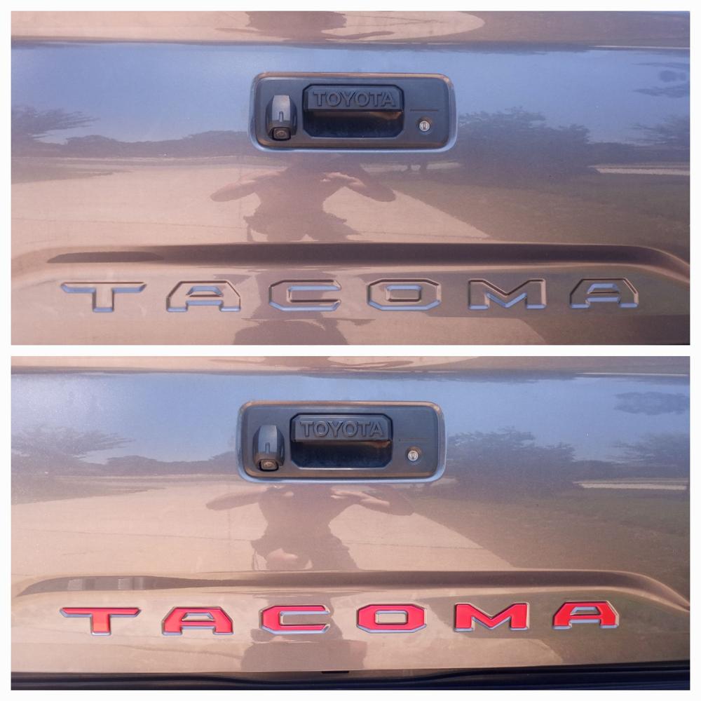 Tailgate Inserts For Tacoma (2016-2023) - Customer Photo From Michael Summers