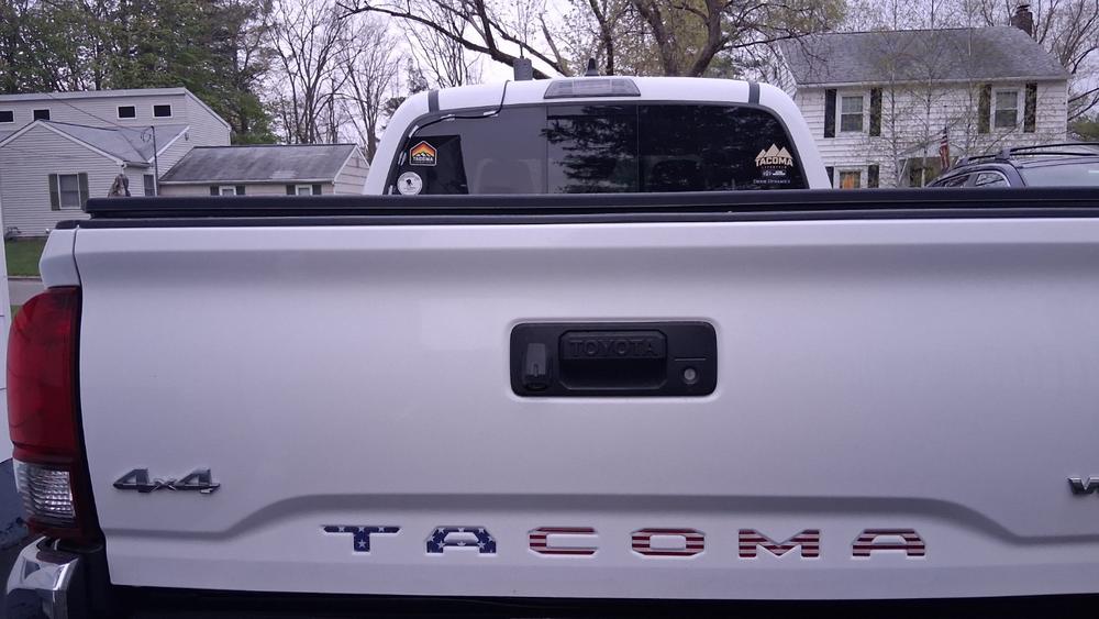 Tufskinz Tailgate Inserts For Tacoma (2016-2023) - Customer Photo From James Smith