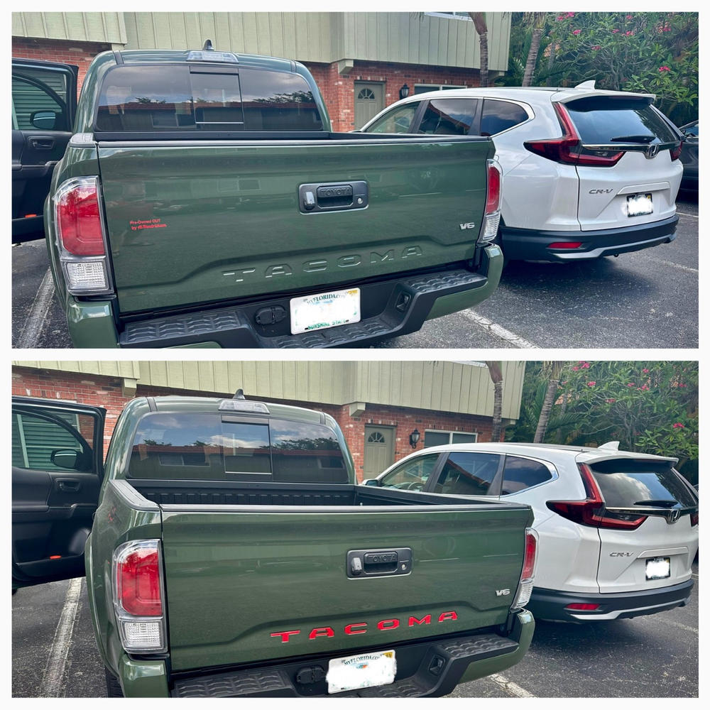 Tailgate Inserts For Tacoma (2016-2023) - Customer Photo From Thomas C.