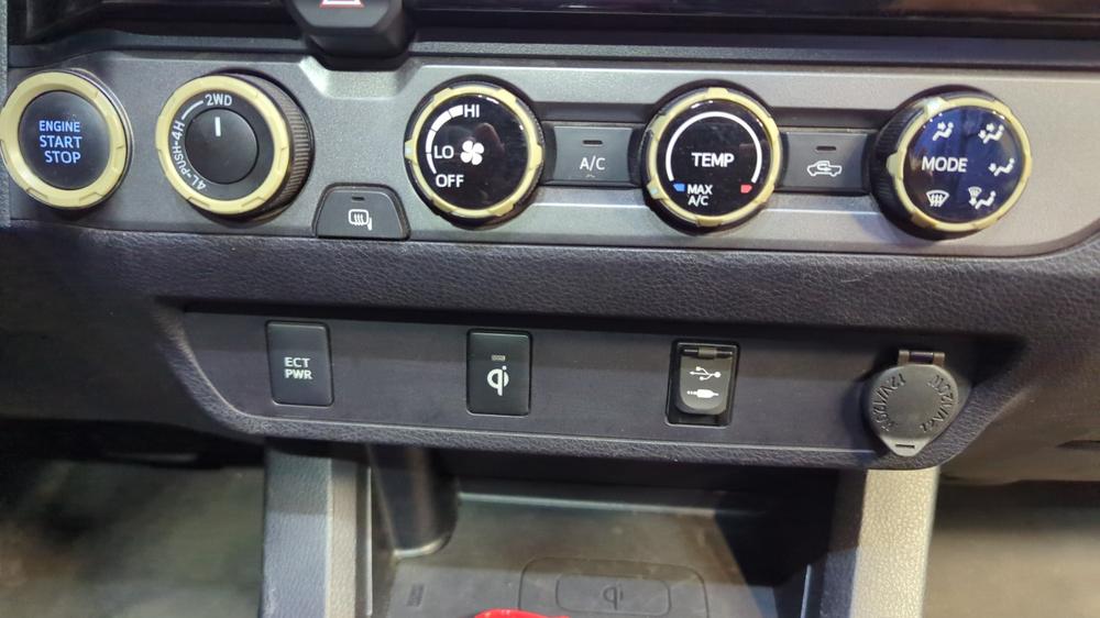 Meso Customs Climate Control Rings For Tacoma (2016-2023) - Customer Photo From Daniel Davis