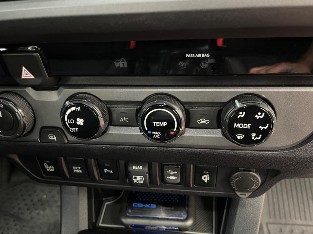 Meso Customs Climate Control Rings For Tacoma (2016-2023) - Customer Photo From Sig M.