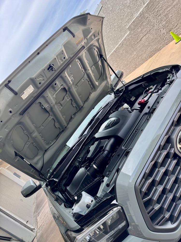 Spiker Engineering Hood Strut Kit For Tacoma (2005-2023) - Customer Photo From Keith